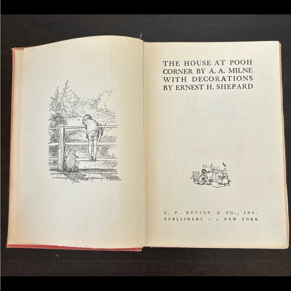 *SOLD* House On Pooh Corner Hardcover Book 1928 Edition Vintage - Picture 6 of 11